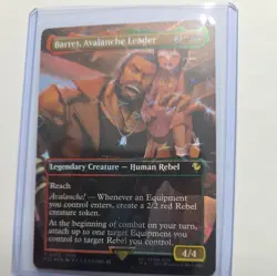 Barret, Avalanche Leader MTG 0472 Borderless (Chocobo Track Foil) Final Fantasy - Image 2