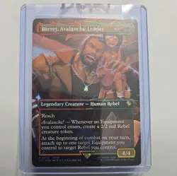 Barret, Avalanche Leader MTG 0472 Borderless (Chocobo Track Foil) Final Fantasy - Image 3