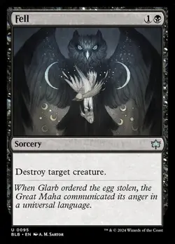 x4 Fell FOIL #95 | BLB Bloomburrow | MTG | Same Day Ship! - Image 1