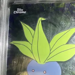🔥PSA 9🔥Oddish 2000 Pokemon Topps Chrome Series 1 T.V. #43 - Image 2