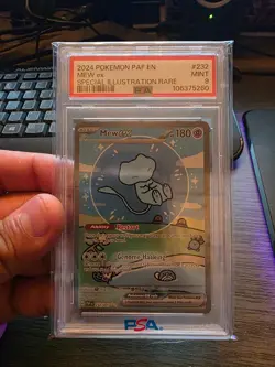 BUBBLE MEW ex #232/091 PSA 9 - Pokemon Paldean Fates Special Illustration Rare - Image 1