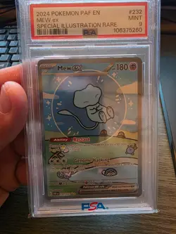 BUBBLE MEW ex #232/091 PSA 9 - Pokemon Paldean Fates Special Illustration Rare - Image 2
