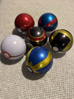 Pokemon Pokeball Tins Lot of 6 (EMPTY) - Image 1