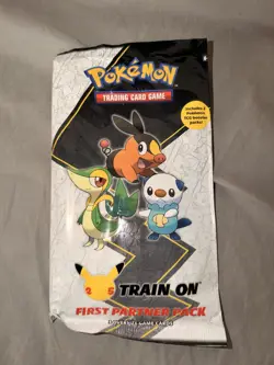 Pokemon 25th Anniversary First Partner Pack - Train On (Tepig, Snivy, Oshawott) 820650809644 - Image 1