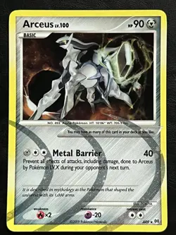 Pokemon Arceus Holo - Platinum Arceus - AR9 NM - Image 1