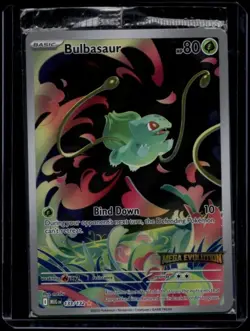 Pokemon TCG Bulbasaur 133/132 Mega Evolution Stamped Promo NM Sealed (B) - Image 1