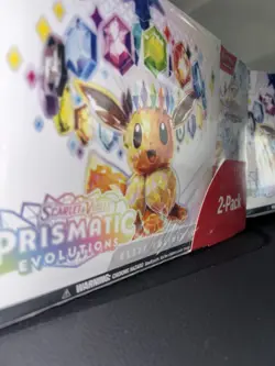 Pokemon Prismatic Evolutions ETB & Booster Bundle 2-Pack Costco Exclusive - Image 3