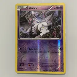 Litwick 41/119 Reverse Holo Pokemon 2014 Phantom Forces NM - Image 1