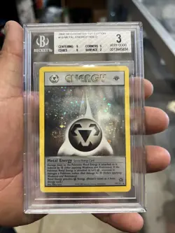 Pokemon Metal Energy 1st Edition Neo Genesis #19/111 Holo BGS 3 Vintage Rare - Image 1