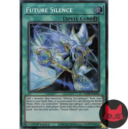 Yugioh Future Silence LEDE-EN054 Secret Rare 1st Edition NM - Image 1