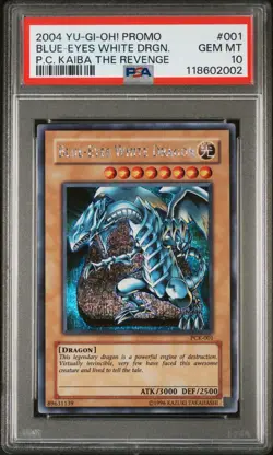 Yugioh PSA 10 Blue Eyes White Dragon PCK-001 Power of Chaos Kaiba Promo GEM MINT - Image 1