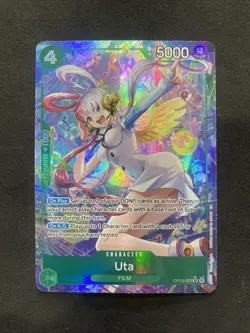 One Piece Carrying On His Will Uta OP13-023 Alternate Art SR Super Rare - Image 1