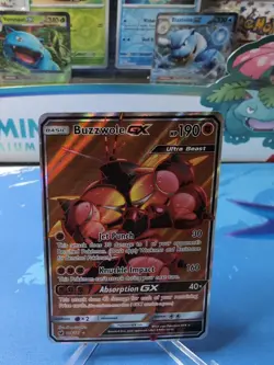 Buzzwole GX - 104/111 - Pokemon Crimson Invasion Sun Moon Full Art Card NM - Image 1