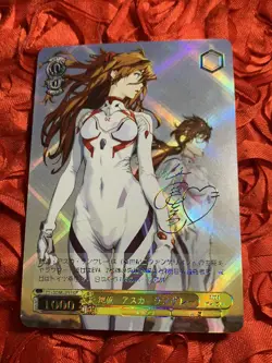 Asuka Langley Soryu EVANGELION BW GODDESS Holo Waifu Girl Anime Card - Image 1