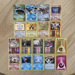 XY Evolutions x18 Pokemon Card Bundle No Duplicates - Image 1