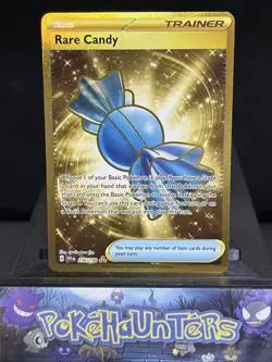 Pokemon Card Rare Candy 256/198 Scarlet & Violet Base Set Gold Hyper Rare NM - Image 1