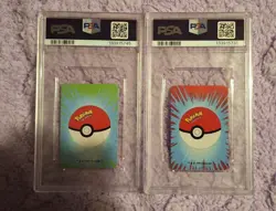 Bundle of 2 PSA 10 Gyarados Magikarp Graded Pokemon Mini Bicycle Card - Image 2