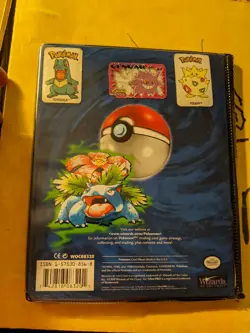 Pokemon Card Binder Vintage Pokemon Pikachu Charizard Original WOTC 1999 NICE! - Image 4