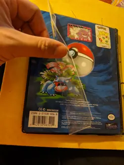Pokemon Card Binder Vintage Pokemon Pikachu Charizard Original WOTC 1999 NICE! - Image 5