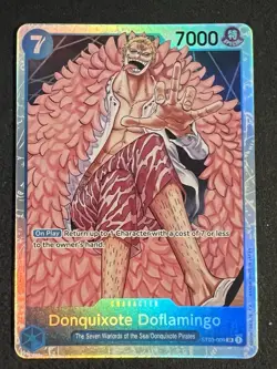 ST03-009 Donquixote Doflamingo :: Super Rare Foil One Piece TCG Card :: ST03: St - Image 1