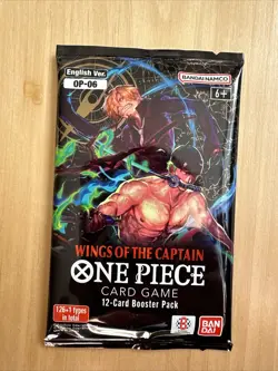 Wings of The Captain Booster Pack One Piece Card Game OP-06 English Sealed OP6 - Image 1