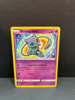 Pokemon Shining Mew 40/73 Shining Legends Holo Rare Card Near Mint Condition - Image 1
