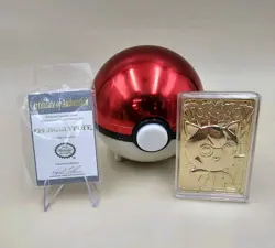 1999 Jiggly Puff #39 23 Karat Gold Plated Pokemon Trading Card Burger King COA - Image 1