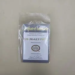 1999 Jiggly Puff #39 23 Karat Gold Plated Pokemon Trading Card Burger King COA - Image 3