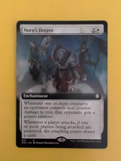 Norn's Decree. ONC Enchantment Magic the Gathering Card. Rare NM as shown. - Image 1