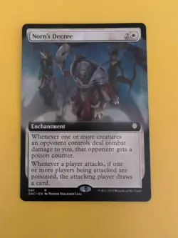 Norn's Decree. ONC Enchantment Magic the Gathering Card. Rare NM as shown. - Image 2