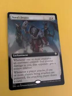 Norn's Decree. ONC Enchantment Magic the Gathering Card. Rare NM as shown. - Image 3