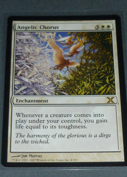 MTG - Angelic Chorus - 10th Edition 4/383 - Regular Rare - Lifegain Combo/Value - Image 1