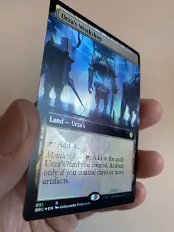 Urza’s Workshop *FOIL EXT ART* MTG NM/MT Commander Excl. BRO Combined Ship - Image 5