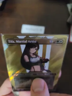 Tifa, Martial Artist (Borderless) (Surge Foil) Commander: Final Fantasy Foil - Image 2