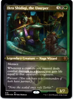 Ikra Shidiqi, the Usurper (Foil Etched) (Foil) Commander Legends, 519 NM - Image 1
