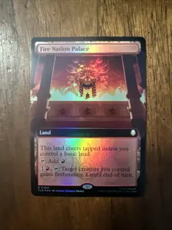 MTG Avatar The Last Airbender Fire Nation Palace 0389 Extended Art Foil NM - Image 1
