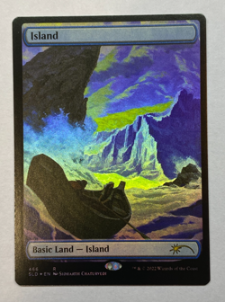 MTG - Secret Lair - Sidharth Chaturvedi - Island (#466) - FOIL - NM - Image 1