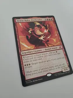 Avatar Roku, Firebender Magic the Gathering Avatar: the Last Airbender TLE FOIL - Image 3