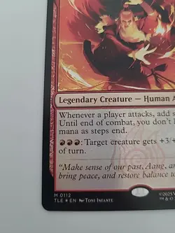 Avatar Roku, Firebender Magic the Gathering Avatar: the Last Airbender TLE FOIL - Image 5