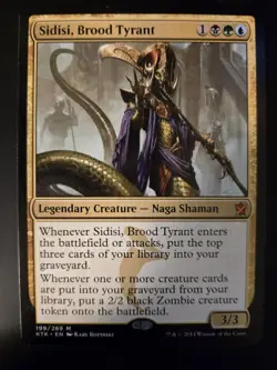 Sidisi, Brood Tyrant NM Khans of Tarkir MTG FREE SHIPPING - Image 1