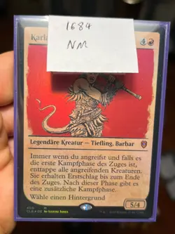 GERMAN Showcase Foil Karlach, Fury of Avernus • Pack Fresh • Mtg (1684) - Image 4