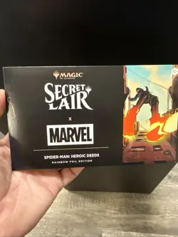 MTG Spider-Man Heroic Deeds, Foil, New/Sealed (Secret Lair Drop) - Image 1