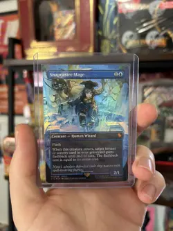 Snapcaster Mage (Borderless) (Chocobo Track Foil) Commander: Final Fantasy Foil - Image 1