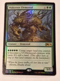 Wakeroot Elemental - FOIL - Magic 2020 Core Set M20 - Magic the Gathering MTG - Image 1