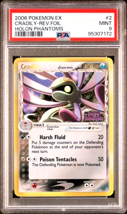 Pokemon PSA 9 Cradily #2 Holo Ex Holon Phantoms 2006 English - Image 2
