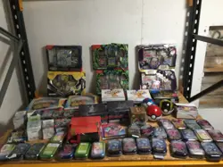 Pokemon Customer Return Joblot Bundle Booster Boxes Trainer Boxes Tins - Image 1
