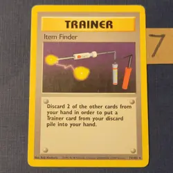 Pokemon Item Finder 74/102 Base Set Regular Lightly Played *FREE SHIPPING* - Image 1