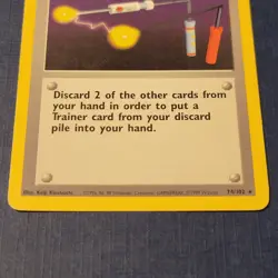 Pokemon Item Finder 74/102 Base Set Regular Lightly Played *FREE SHIPPING* - Image 3