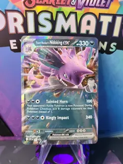 Pokemon TCG Team Rocket’s Nidoking EX Black Star Promo 217 - Image 1