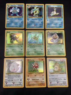 Vintage Holo Rare Pokemon TCG WOTC 1999 Base Set, Fossil, Jungle, Scyther Pinsir - Image 1